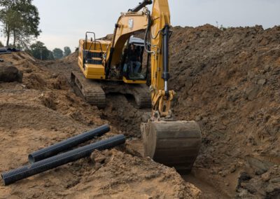 Arbeiten des Wasser- und Bodenverbandes Munkbrarupau